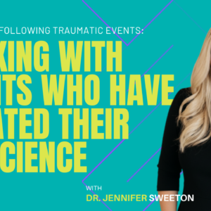 Moral Injury Following Traumatic Events: Working with Clients Who Have Violated Their Conscience